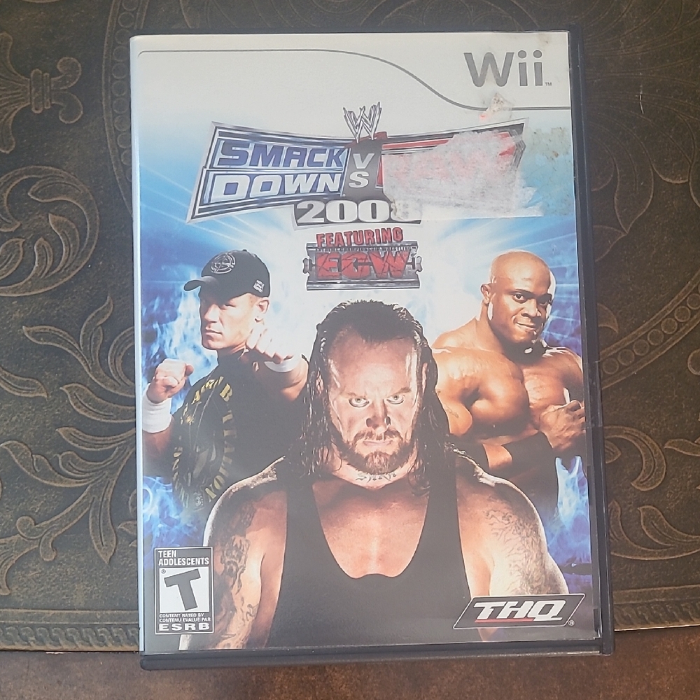 Wii SmackDown vs. Raw 2008 Video Game